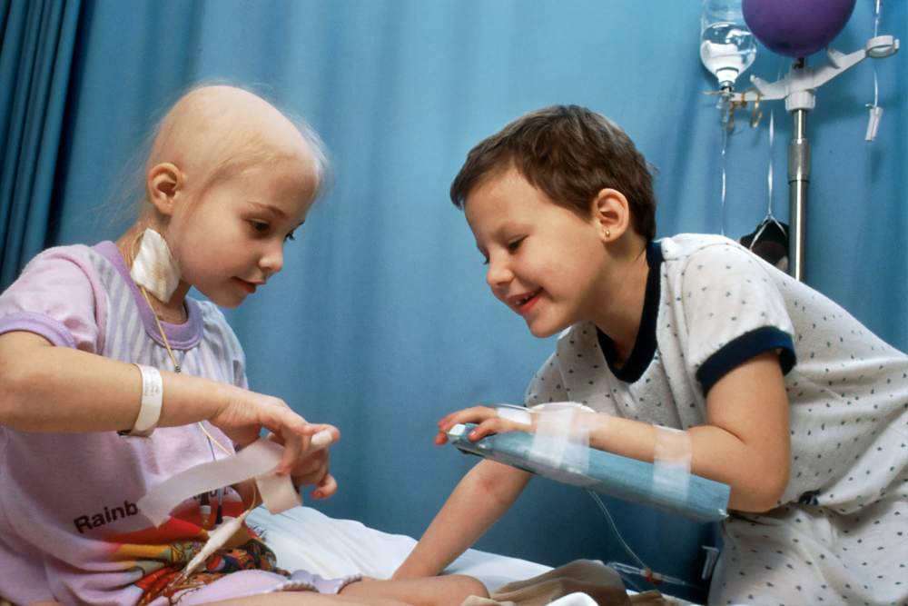 Enfants malades cancer du sang