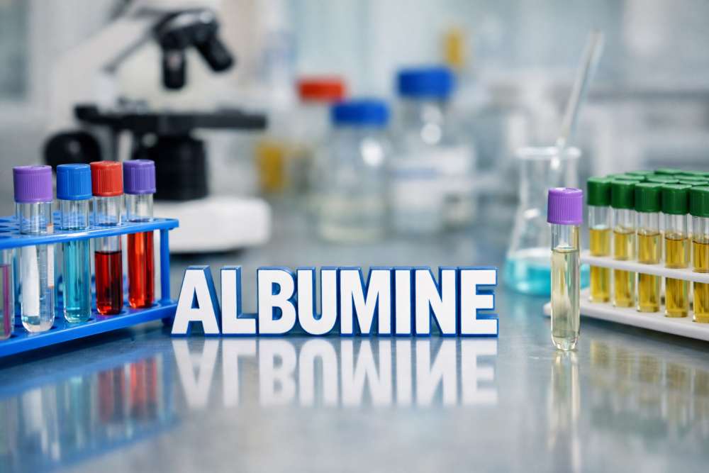 Albumine élevée basse corrigée norme