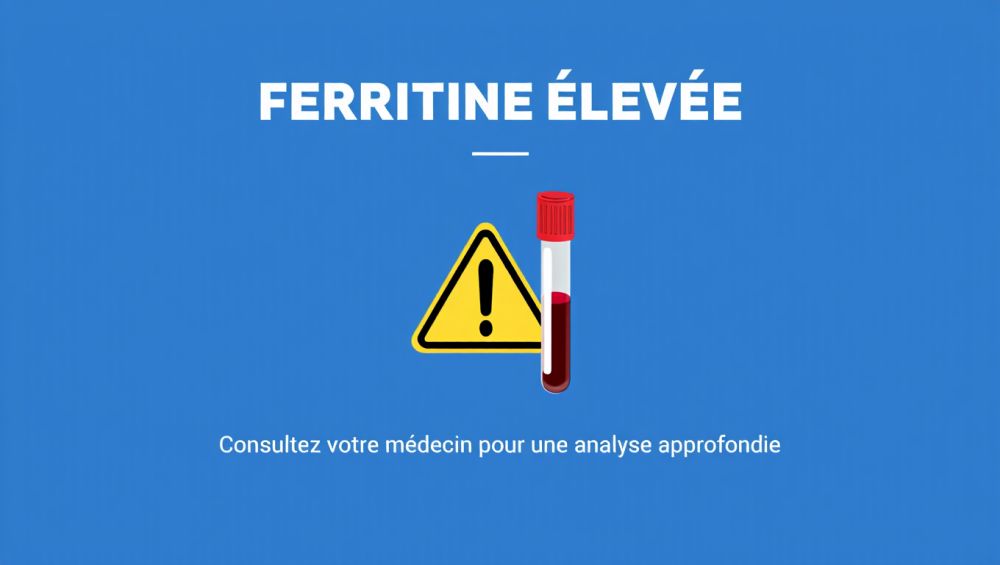 Hyperferritinémie, ferritine élevée