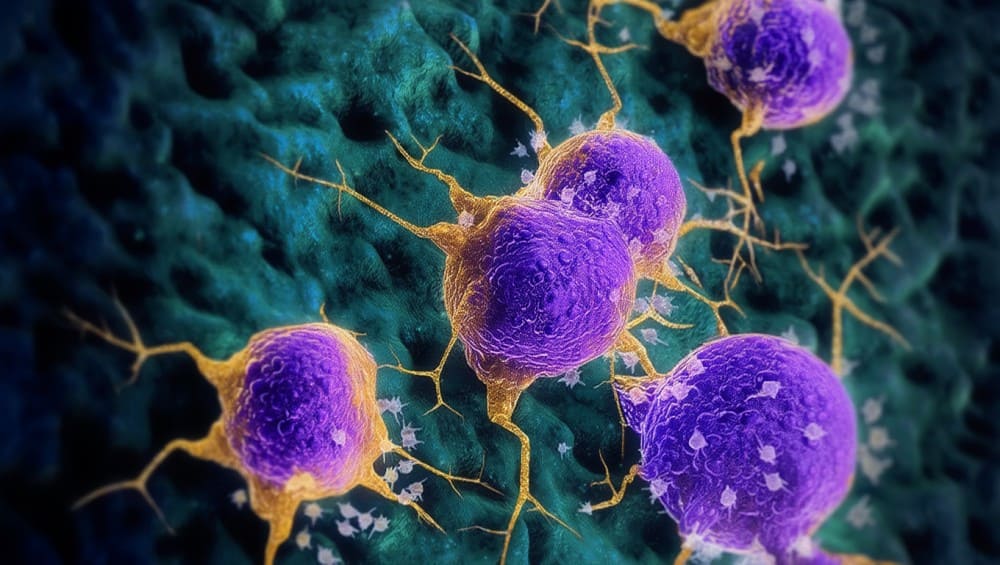 Cellules cancéreuses en grand nombre