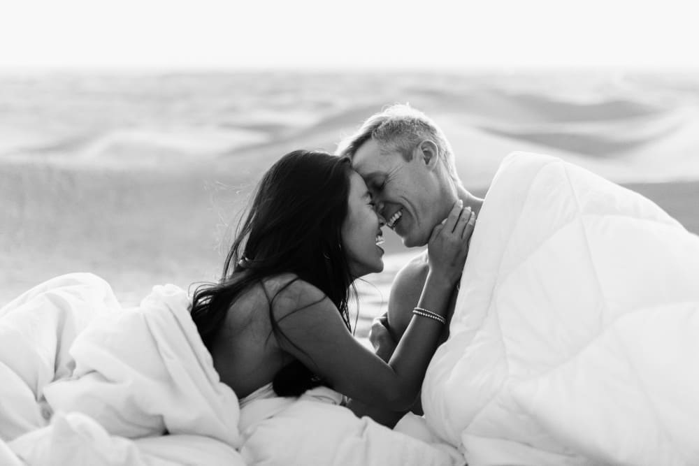 Chlamydia IST, couple au lit