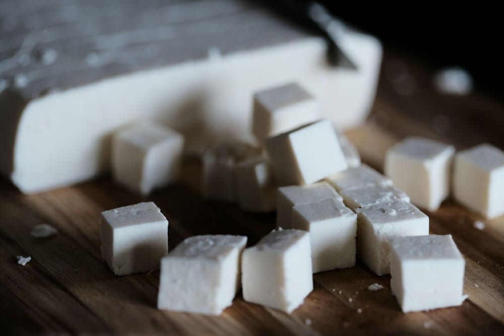 Aliment riche en protéine tofu
