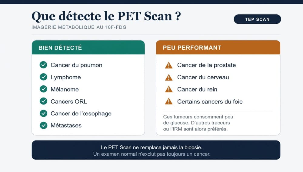 Quel cancer détecte le Pet-scan