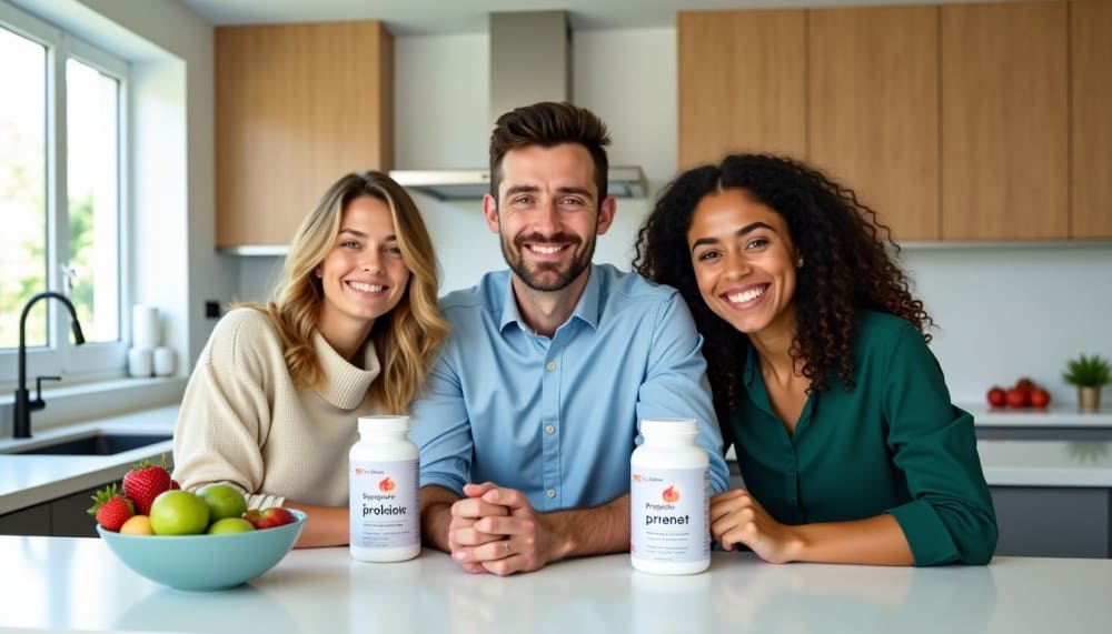 Gens prenant des probiotiques superSmart