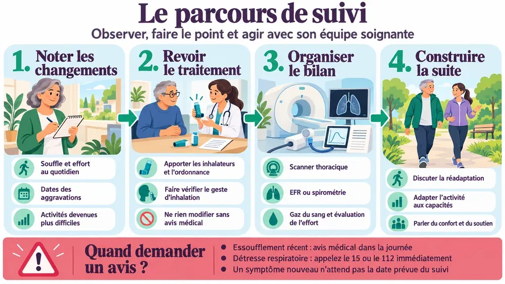 Le parcours de suivi : observer, faire le point et agir avec son équipe soignante
